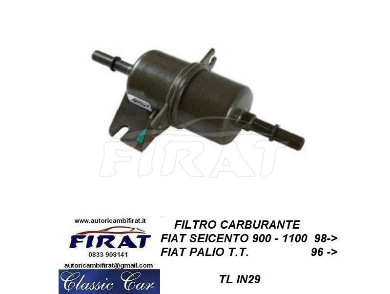 FILTRO CARBURANTE FIAT SEICENTO - PALIO (IN29)